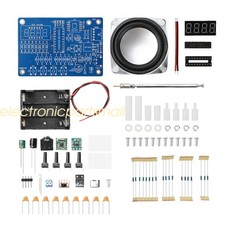 87.5-108MHz FM Radio Kit Digital Display Electronic DIY Parts Welding Practice