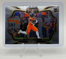 2025 Panini Select - Field Level RJ Harvey #410 Silver Prizm (RC)