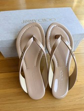 Jimmy Choo Sandals - Beige/Powder Pink - Size 35 EU