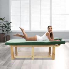 Rectangular Wide Massage Bed Physical Treatment Bed Spa Facial Bed Free Standing