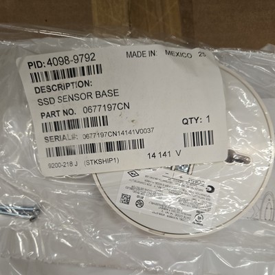 4098-9792 SIMPLEX ADDRESSABLE DETECTOR BASE