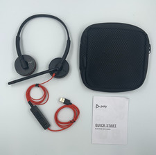 Image of Poly Plantronics Blackwire C3225T Stereo USB-A 3.5mm Teams Zoom Headset