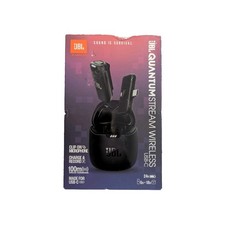 New Jbl Quantam Stream 20 Hz - 20 kHz Clip On Microphone JBLSTRMWLUSBCBLKAM