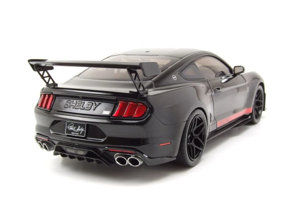 Ford Shelby Mustang GT500 CODE RED 2022 Nero Modellino 1:18 Solido - Immagine 2 di 4