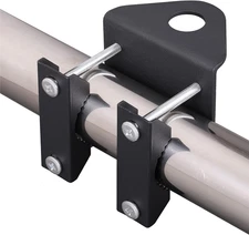 3/4 Hole Antenna Roll Bar Mount Bracket with NMO Connector Horizontal Mount