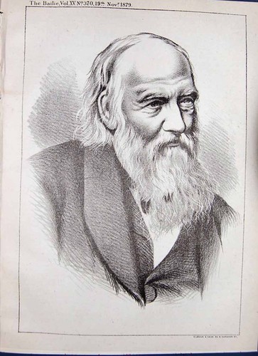 Old Antique Print *2089 Portrait Mr Young Bailie 1879 Glasgow Conscience