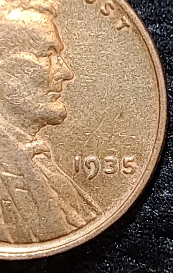 1935 Wheat Proof Penny RD DDO DDR Error Wheat Pennies - Image 3 of 4