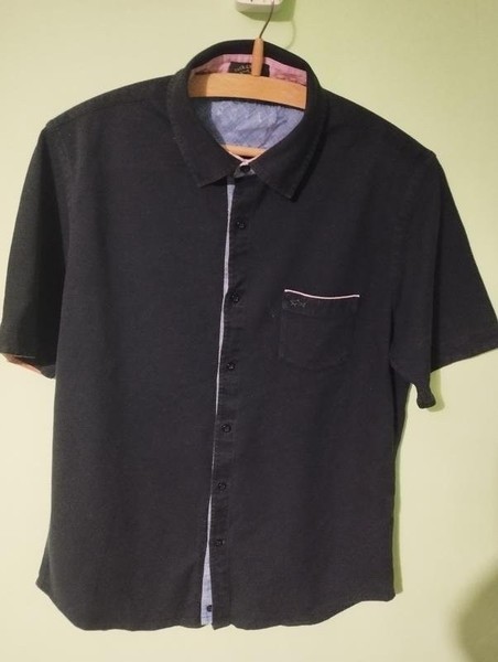 Men Paul & Shark Shirt Navy Cotton 38 / M / 46 #C35T