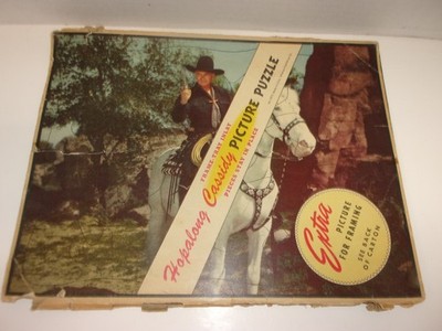 Vintage Hopalong Cassidy Picture Puzzle No. 2973 Whitman Publishing Co. Made USA