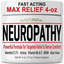 Neuropathy Nerve Relief Cream - Fast Acting Max Relief for Feet Hands Legs Toes