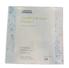 Creative Memories Jumbo Hexagon Pattern Custom Cutting System Sizing Template