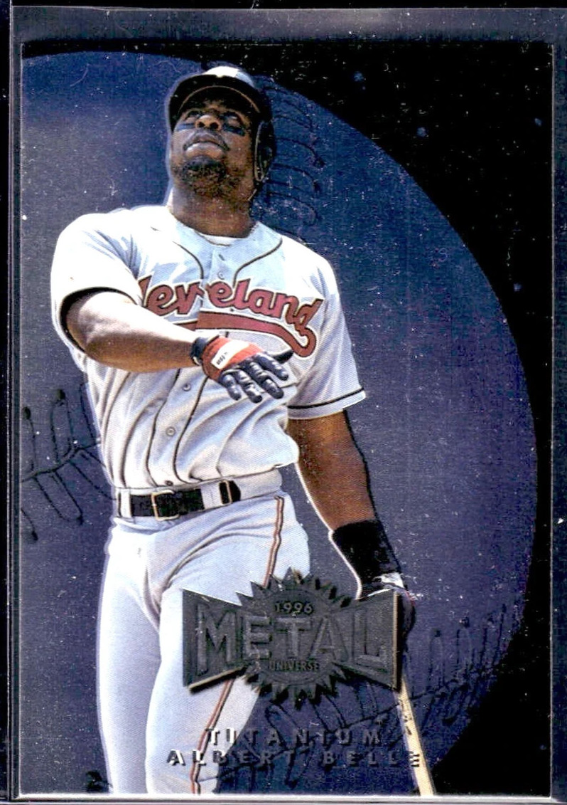 1996 Fleer Metal Universe Titanium Albert Belle #1 Foil 90s MLB Baseball Insert