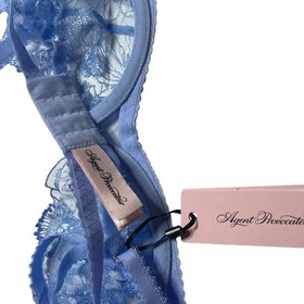 Agent Provocateur Jayce Plunge Underwire 3 Piece Bra Set Baby Blue 