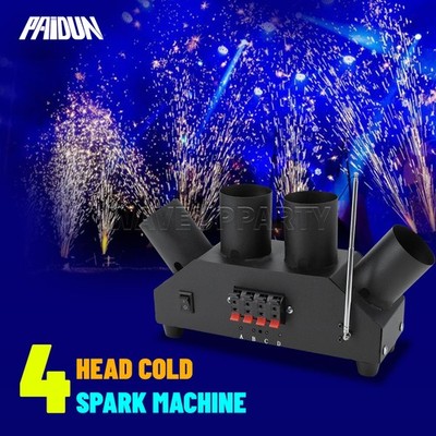 PAIDUN 4Hole Cold Sparkler Effect Spark Machine Firework Spray 1-2M/3.2-6.5FT