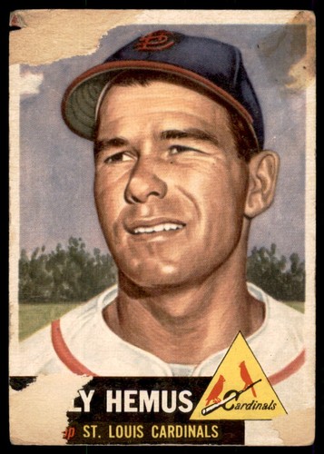 Solly Hemus #231 1953 Topps card