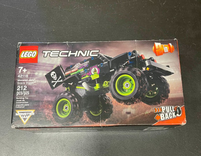 LEGO Technic Monster Jam Grave Digger Pull Back Truck 42118 DAMAGED BOX #3