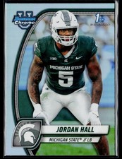2024 Bowman University Chrome #104 Jordan Hall Refractor