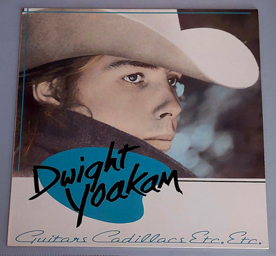 rare ! !  Dwight Yoakam - Guitars, Cadillacs, - Vinyl LP  Reprise  1986 Stereo