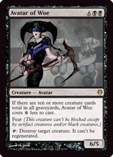 1 x Avatar of Woe - Archenemy (2010) - Light Play - MTG