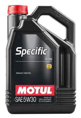 For MOTUL SPECIFIC 0720 5W30 5L Engine Oil 5W30 5L SPECIFIC 102209 Engine oil S