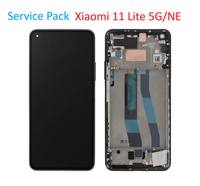 Original Display FüR Xiaomi 11 Lite 5G Ne Touchscreen Bildschirm Silver