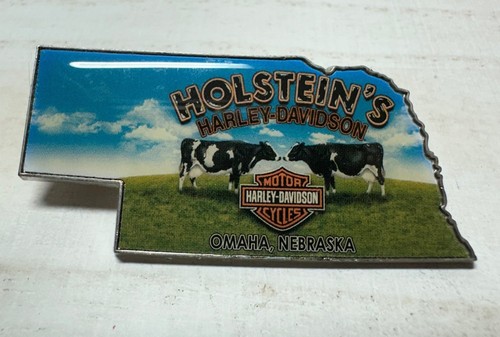 Holstein's Harley Davidson Omaha Nebraska Dealer Vest Lapel Pin