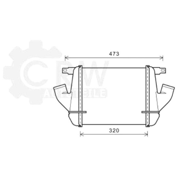 LadeluftküHler Aluminium Passend FüR Nissan Cabstar F24 NT400 F24F-image