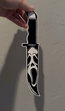 Ghostface Knife Shape Horror Resin and 3d Printed Scream D cor