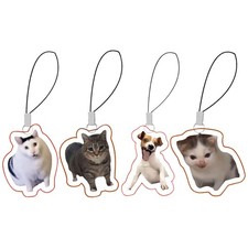 Cute Phone Charm Emoticon Cell Phone Strap 2D Acrylic Backpack Best Service