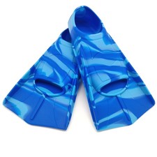 Swim Training Fins  Comfortable Flexible Silicone Swim Fins S  Us Kids 1.