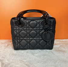 Christian Dior Lady Dior Mini Black Bag DX456 pre-verified by eBay 26.06.18