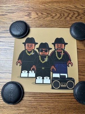 Lego Run DMC Mondo 12x12 Poster Dan Shearn Limited Edition Screen Print