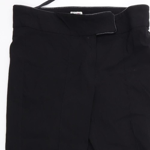 Etam Womens Black Polyester Blend Trousers Size 12 L30 in - Picture 6 of 12