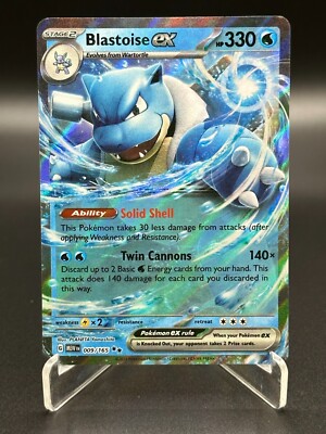 Blastoise ex 009/165 - Scarlet & Violet 151 - Pokemon TCG | eBay