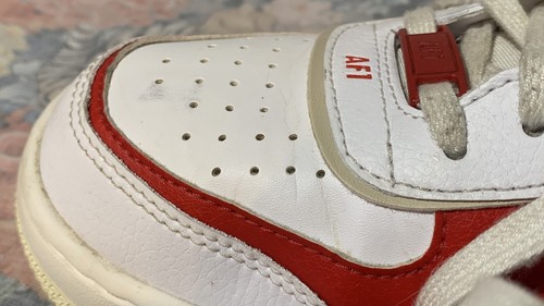 Nike Air Force 1 Low Shadow Sneaker Shoe University Red Summit White Women’s 8.5 - Picture 19 of 22