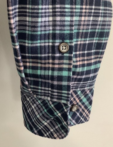 Camisa de franela a cuadros para mujer Cabela talla XL con botones logotipo bordado - Imagen 11 de 20