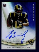2013 Topps Platinum Football Rookie Autographs Short Prints and Guide 73
