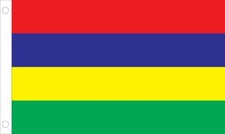 ALLIED FLAG 2' x 3' Mauritius  Nylon Banner for Hanging - NIP