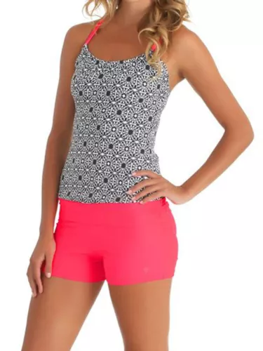 Two Piece Women Sexy Tankini Swimsuits High Waisted Ruffle Strappy Swimwear US - Picture 9 of 47