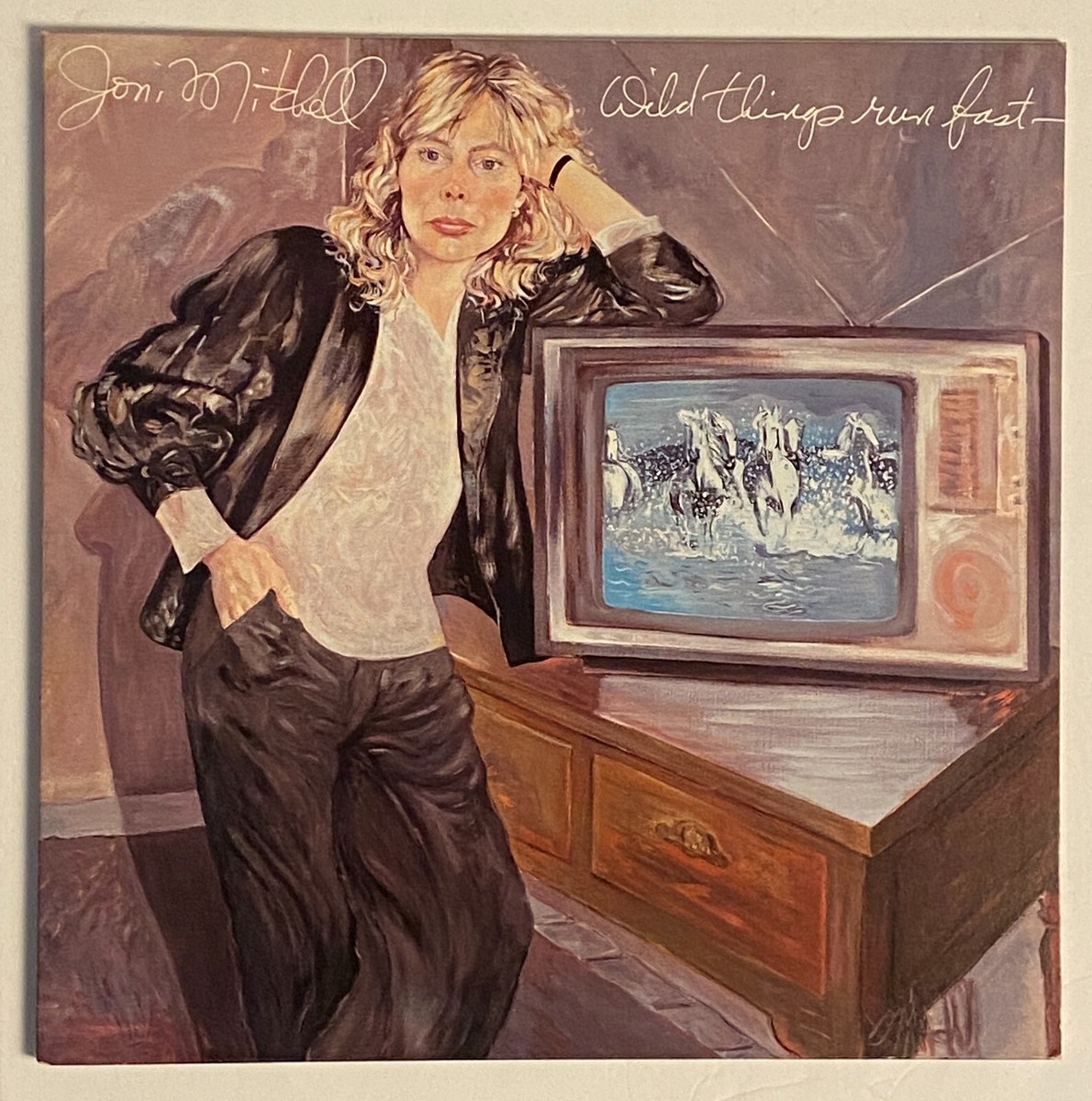Joni Mitchell Wild Things Run Fast 1982 Geffen Records GHS
