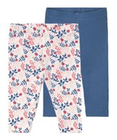 Lupilu Baby MäDchen Leggings Doppelpack Blau - Gr. 62/68