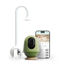 Zasilana sztuczną inteligencją niania WiFi z kamerą HD i audio - automatyczne śledzenie, płacz i sen