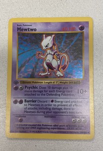 Pokemon Mewtwo Shadowless 1st Edition PSA? Great Condition | eBay
