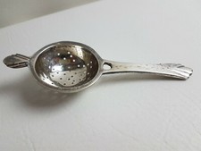 Altes Teesieb  Löffelsieb versilbert 
