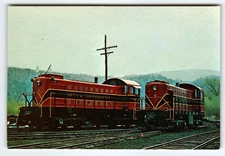 Railroad Postcard Locomotive Train Railway No 5 Bath & Hammondsport NY TRIMMED