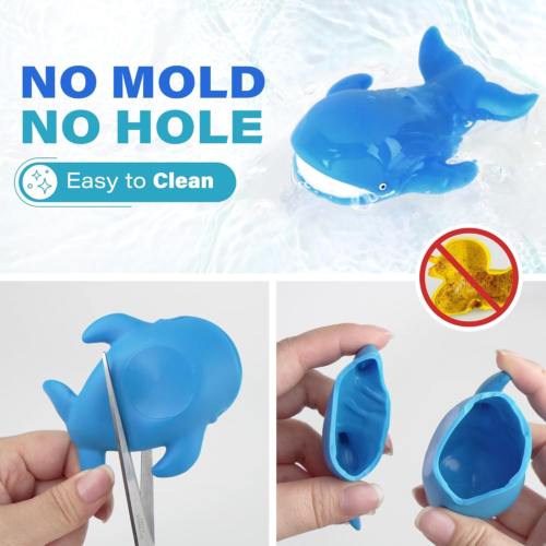 Lotfancy Bath Toys for Kids Ages 1-3, Mold Free Baby Bath Toys for Toddlers 2-4, - Picture 2 of 9