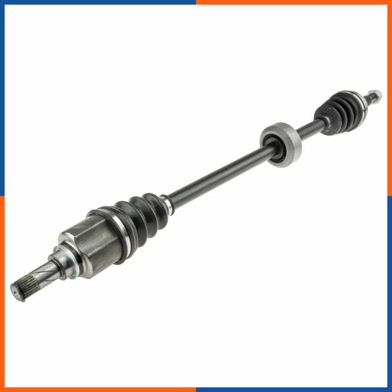 Demi-arbre de transmission droit pour Dacia Logan et Sandero - Longueur 775mm