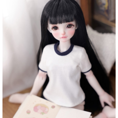 1/6 BJD Doll SD Resin Ball Jointed Doll Girl Mirai with Eyes