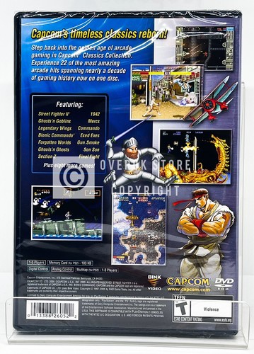 Capcom Classics Collection Vol. 1 + Vol. 2 - PS2 - Brand New | Factory Sealed - Picture 6 of 8