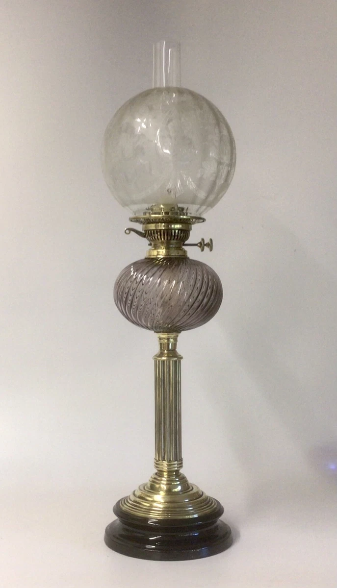 Antique clearance baccarat lamp